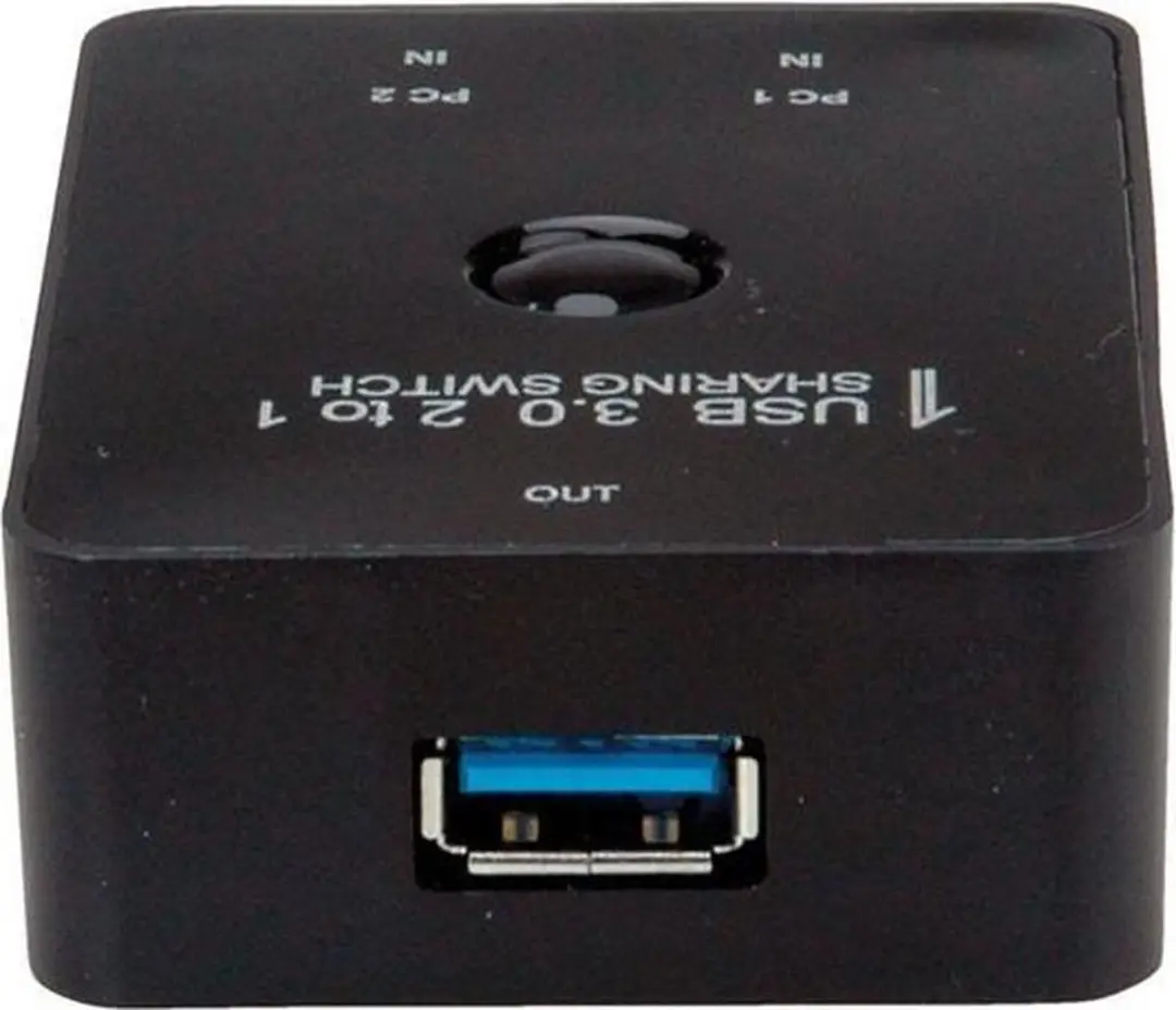Value 14.99.2015 USB 3.0 Schakelaar 3 Poorten - Zwart