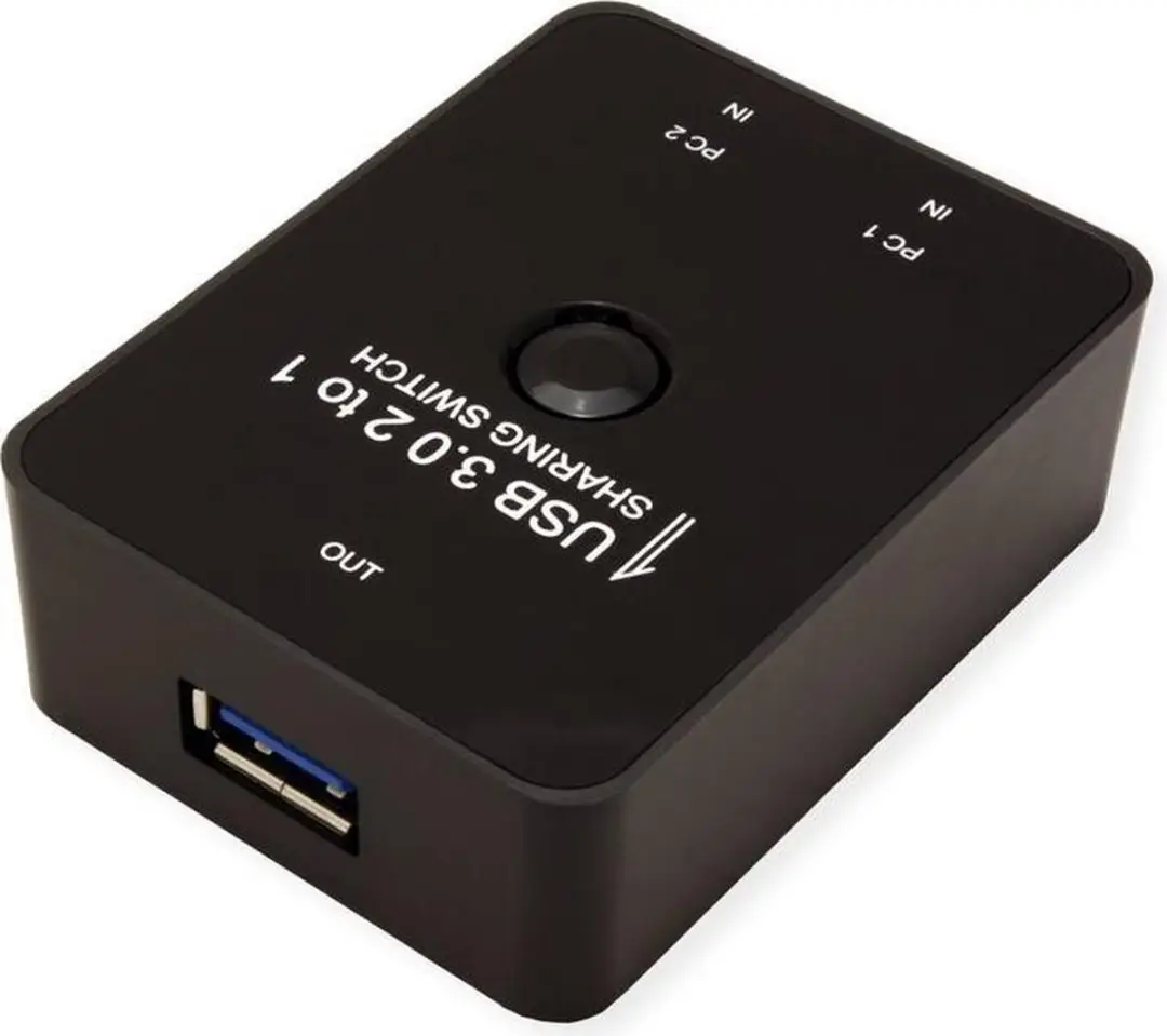 Value 14.99.2015 USB 3.0 Schakelaar 3 Poorten - Zwart