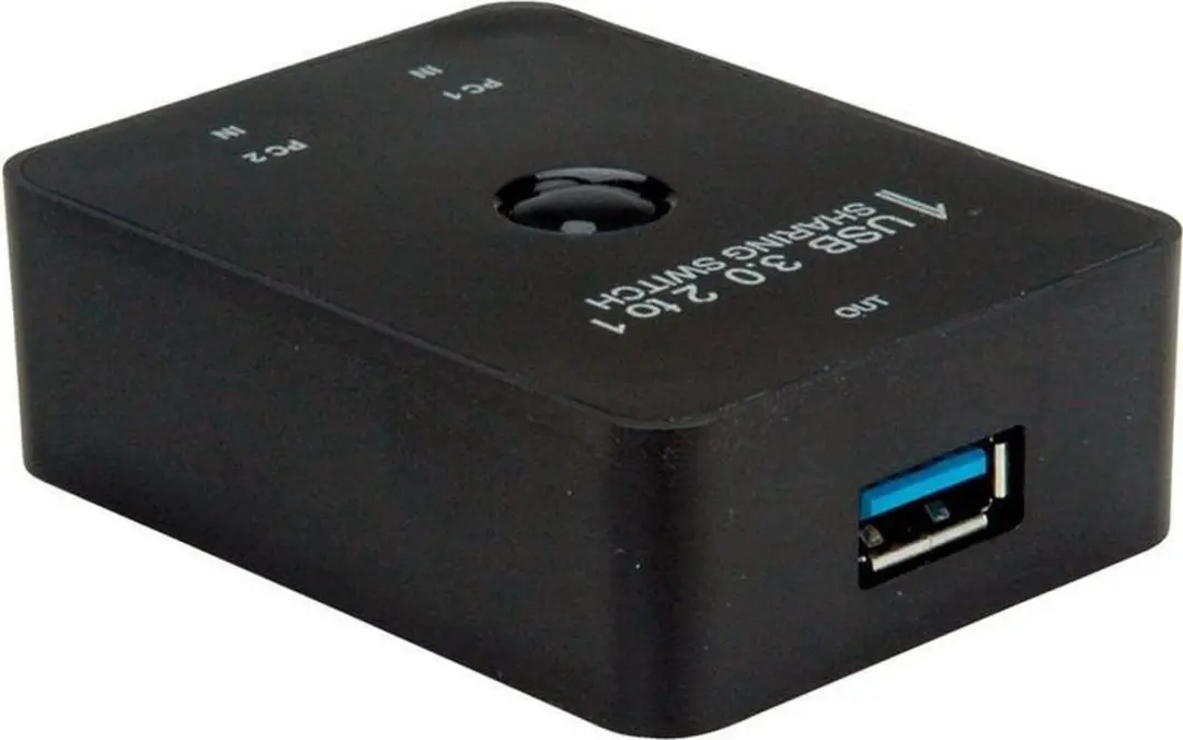 Value 14.99.2015 USB 3.0 Schakelaar 3 Poorten - Zwart