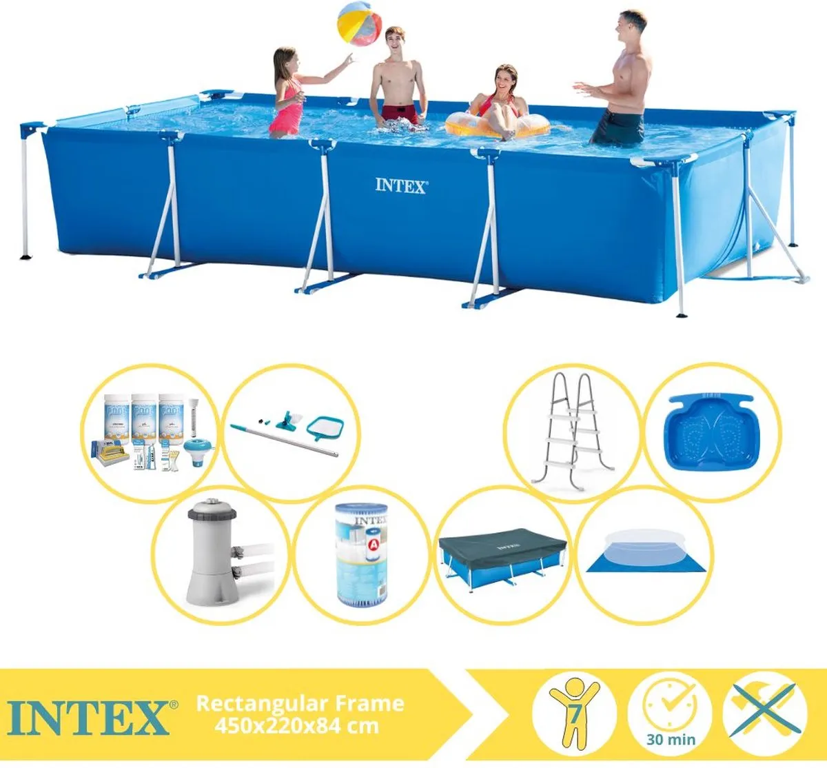 Intex 28273NP Opzetzwembad 450x220x84cm