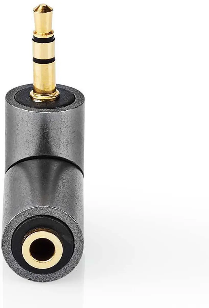 Nedis Stereo-Audioadapter 3,5mm Verguld