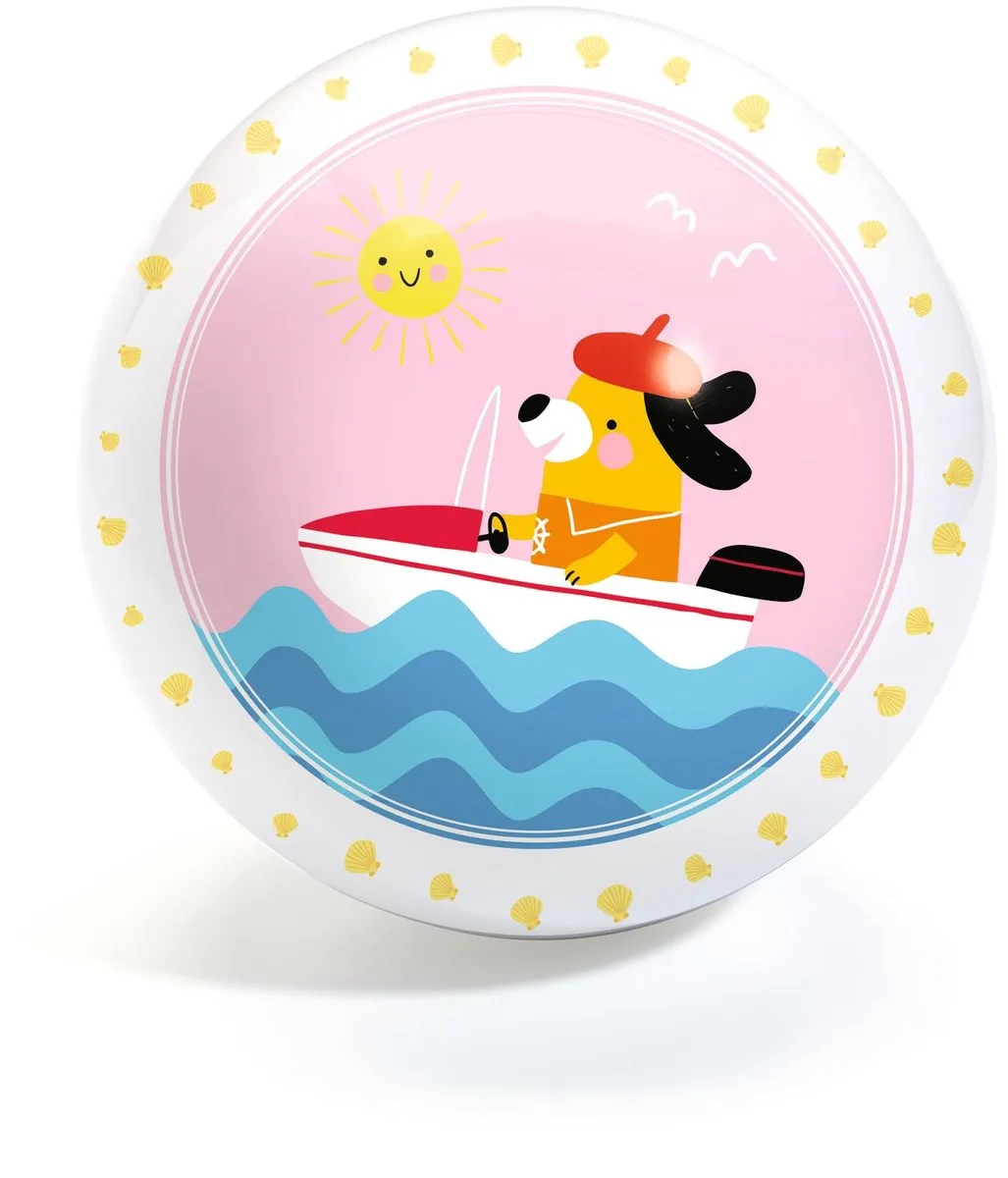 Djeco Love Boat Ball Ø12cm - Meerkleurig