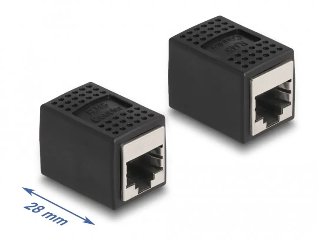 Delock RJ45-naar-RJ45 Adapter Cat.6A