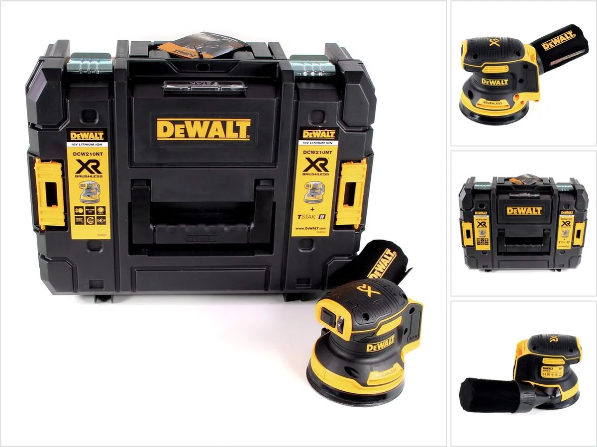 DeWalt DCW210 Excenterschuurmachine 125mm - 18V