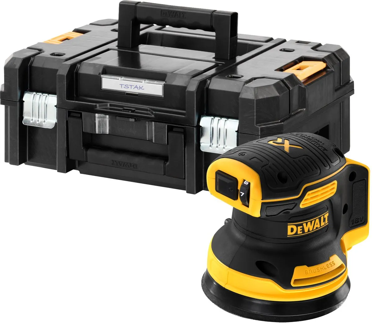 DeWalt DCW210 Excenterschuurmachine 125mm - 18V