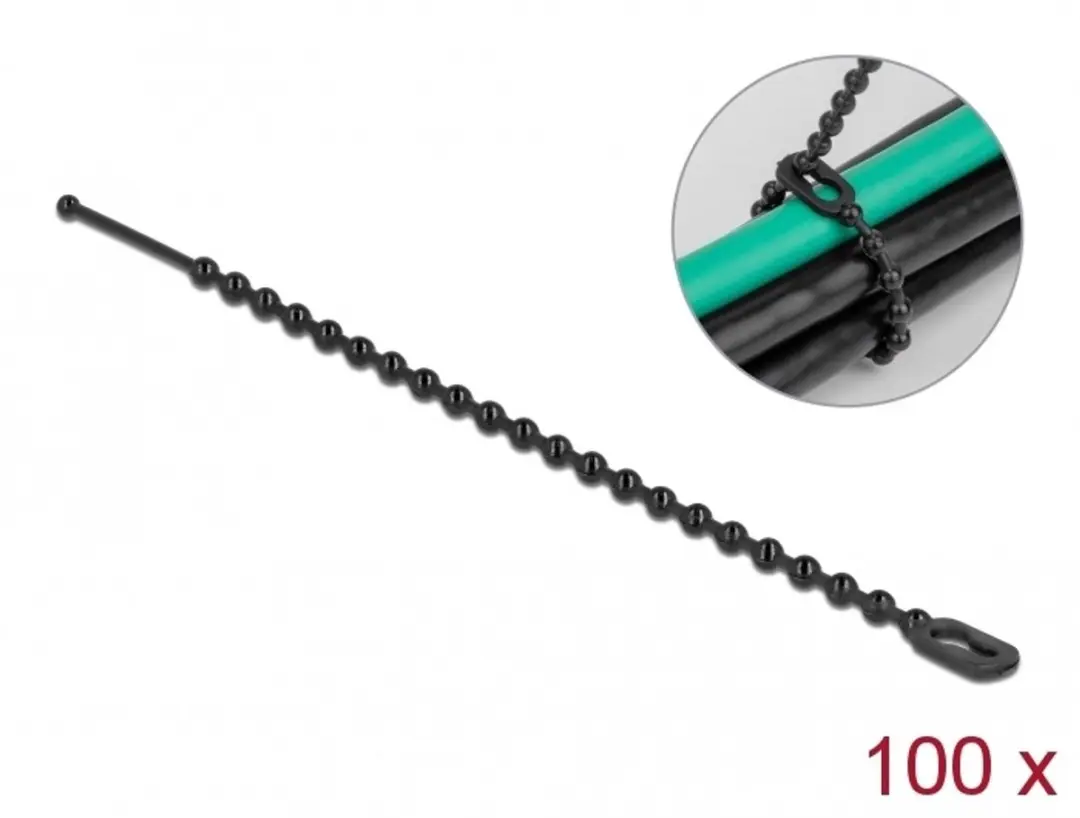 Delock Herbruikbare Kabelbinders 100x2.4mm