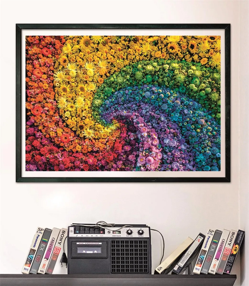Clementoni Whirl Colorboom Puzzel 1000 Stuks - Multicolor - afbeelding 6 van 6