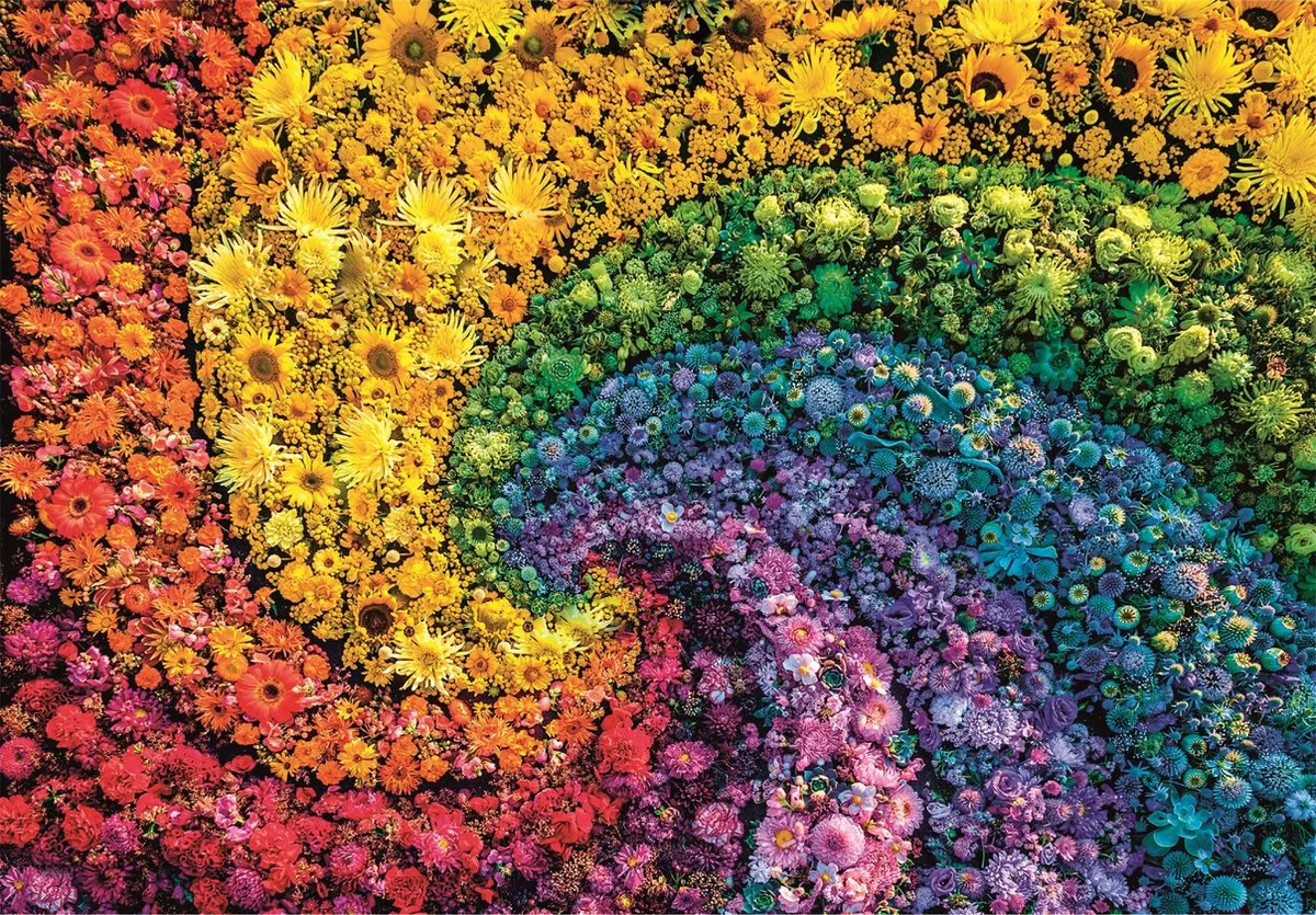 Clementoni Whirl Colorboom Puzzel 1000 Stuks - Multicolor