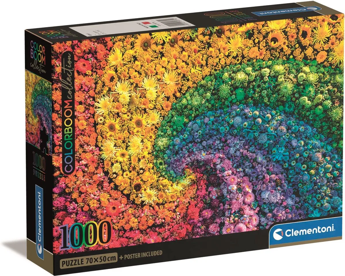 Clementoni Whirl Colorboom Puzzel 1000 Stuks