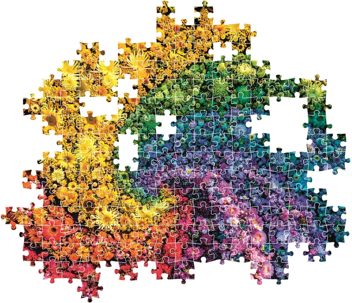 Clementoni Whirl Colorboom Puzzel 1000 Stuks - Multicolor