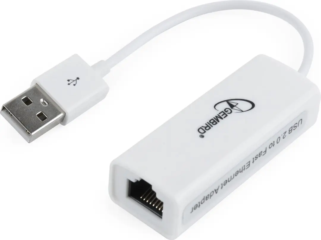 Gembird USB-A naar RJ45 Fast Ethernet Adapter
