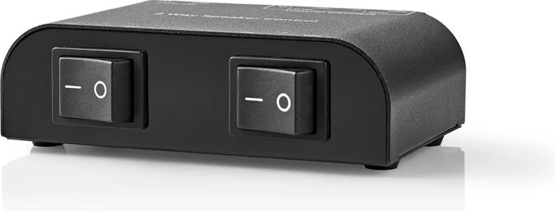 Nedis Speaker Control Box ASWI2602BK - 2 Poorten - 150W