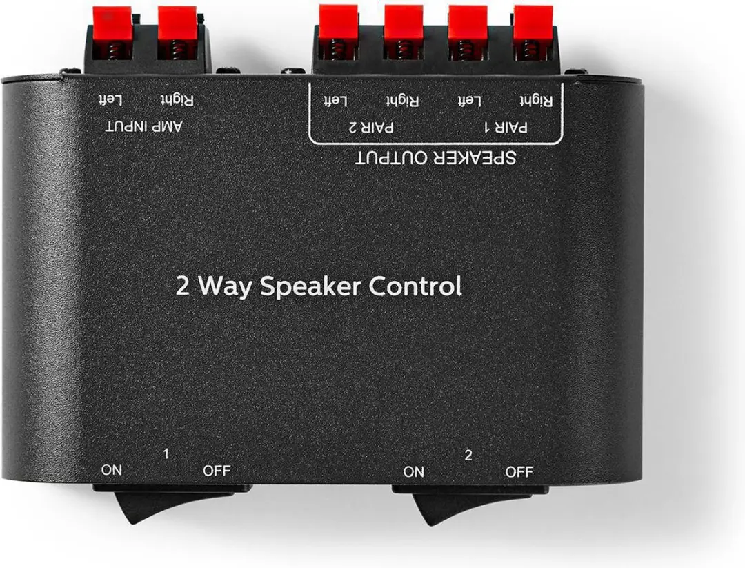 Nedis Speaker Control Box ASWI2602BK - 2 Poorten - 150W