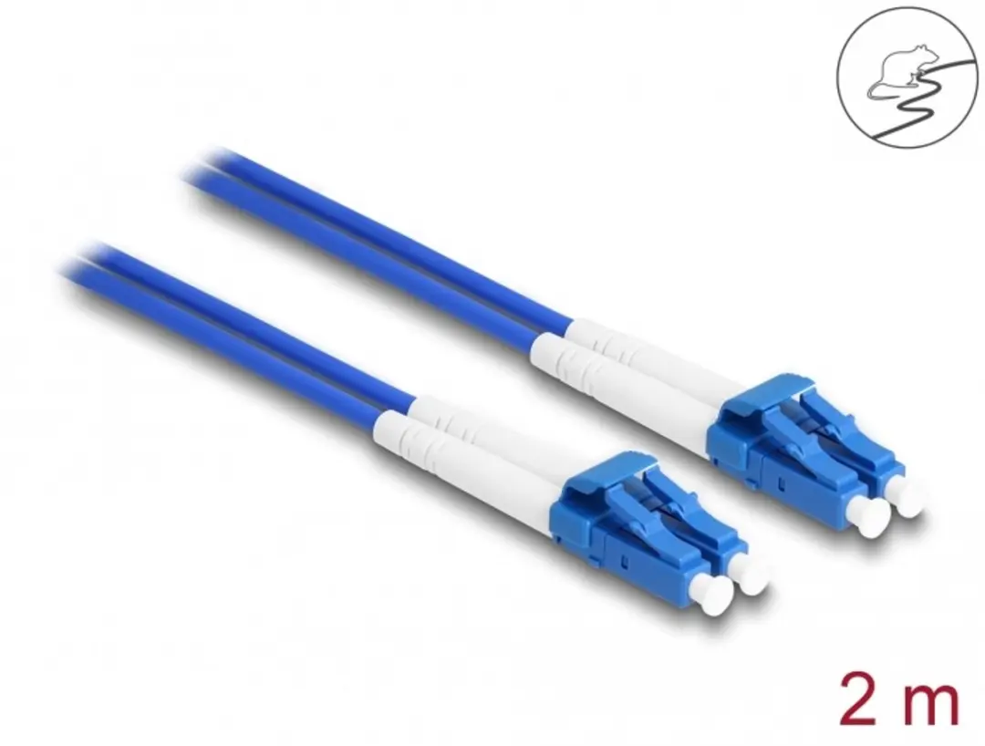 Delock LC Duplex naar LC Duplex OS2 2m