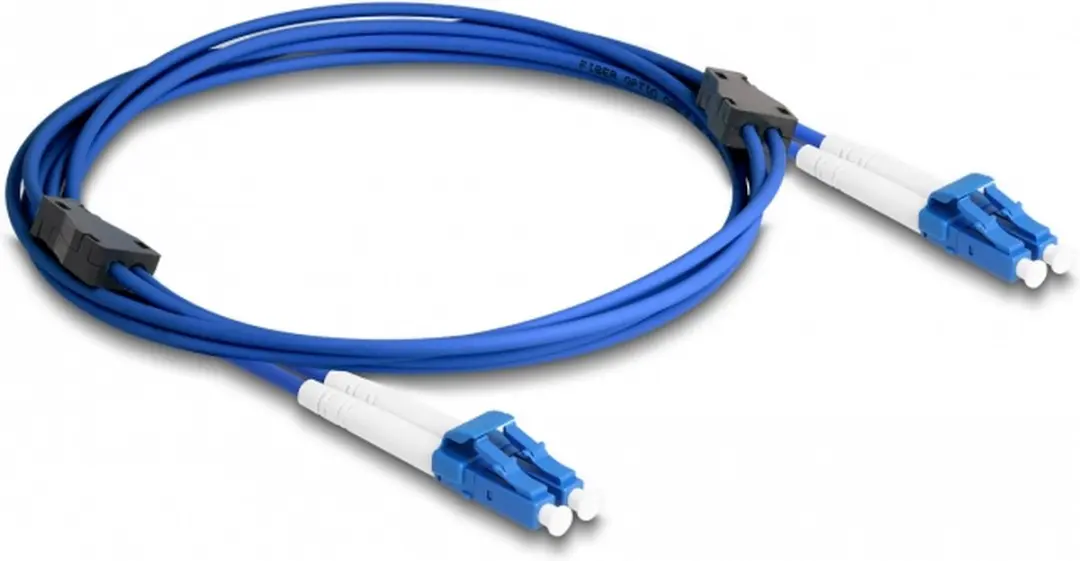 Delock LC Duplex naar LC Duplex OS2 2m - Blauw