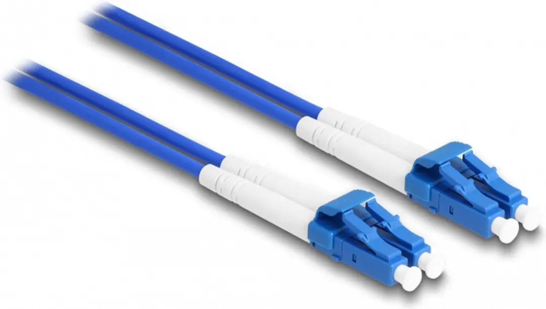 Delock LC Duplex naar LC Duplex OS2 2m - Blauw