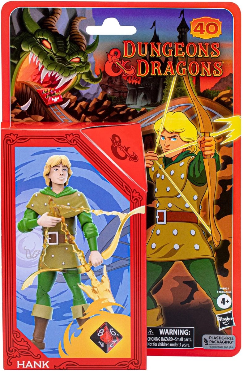 Hasbro Dungeons & Dragons Actiefiguur Hank 15 cm Multicolours