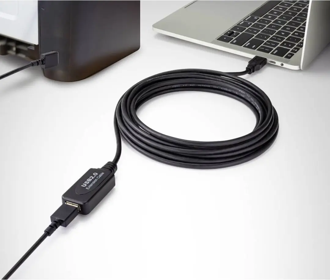 Renkforce RF-4535052 USB-kabel 5m - USB-A - Zwart - afbeelding 4 van 4