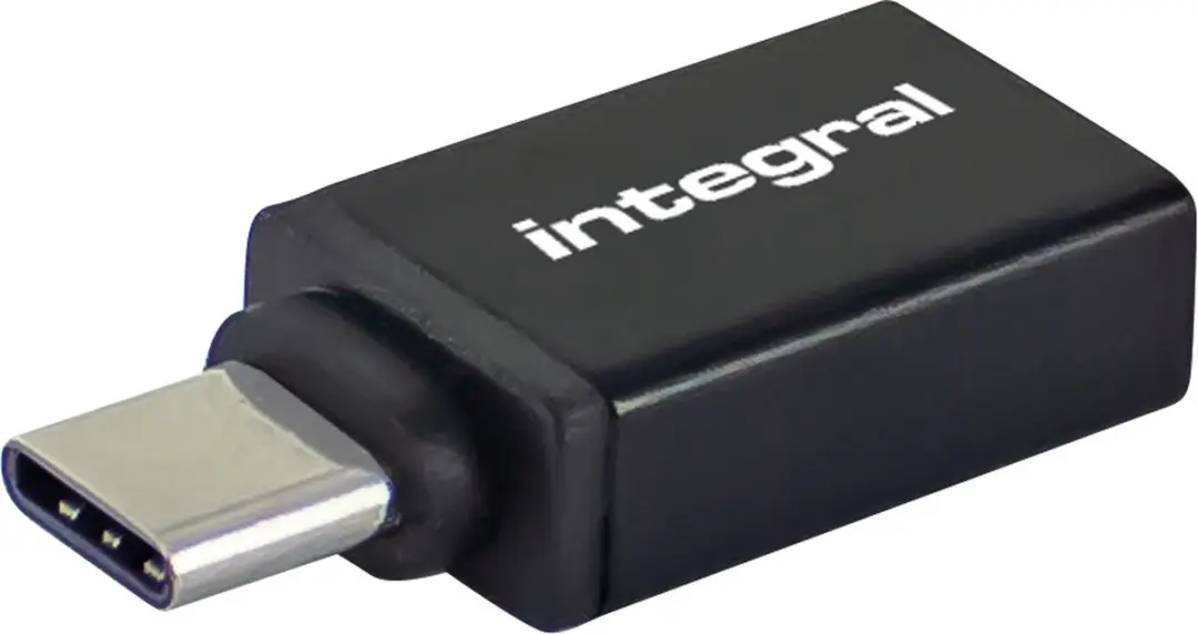 Integral USB-A naar USB-C Adapter 2 Stuks - Zwart - afbeelding 6 van 6