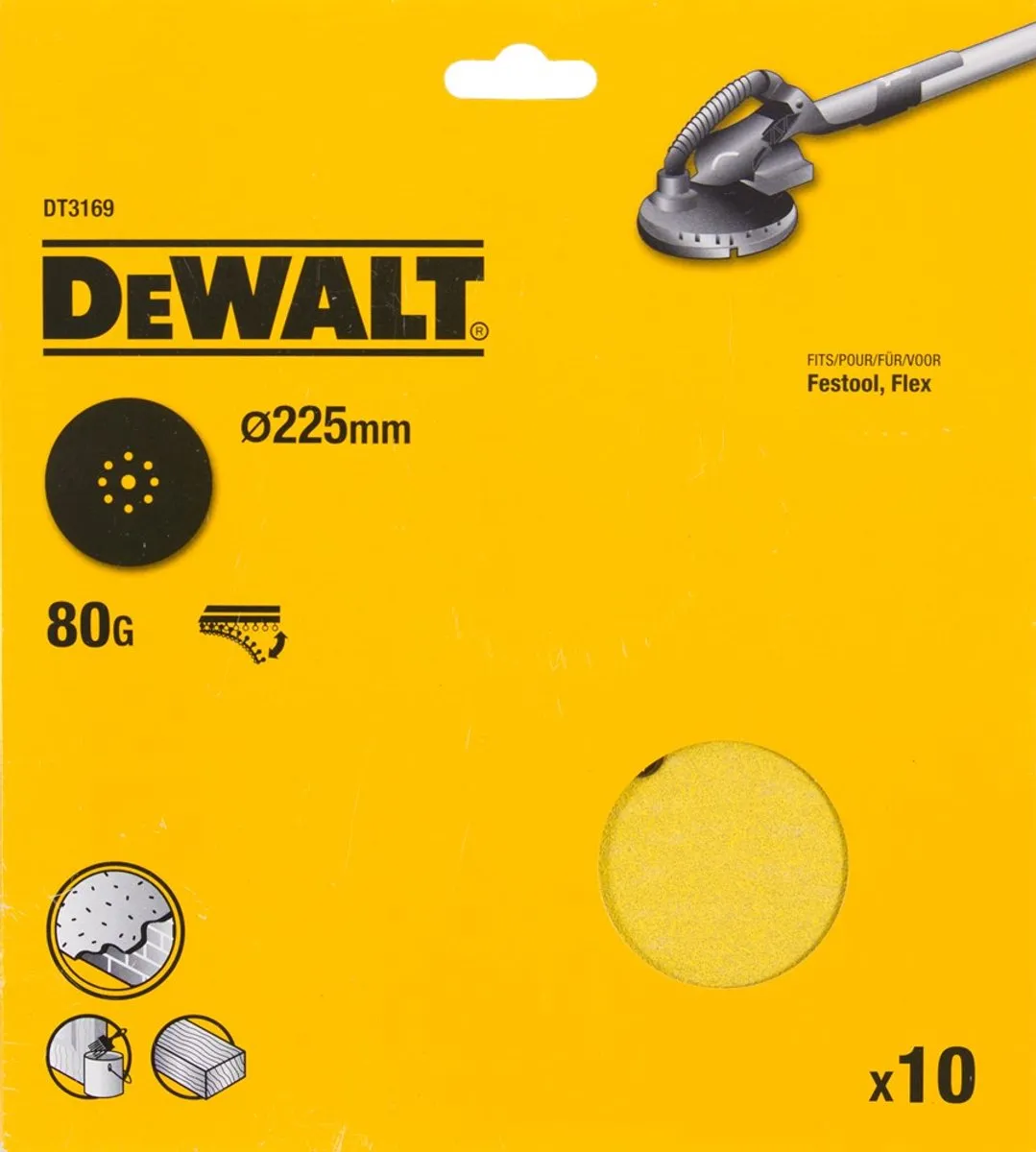 DeWalt DT3169 Schuurschijf 225mm