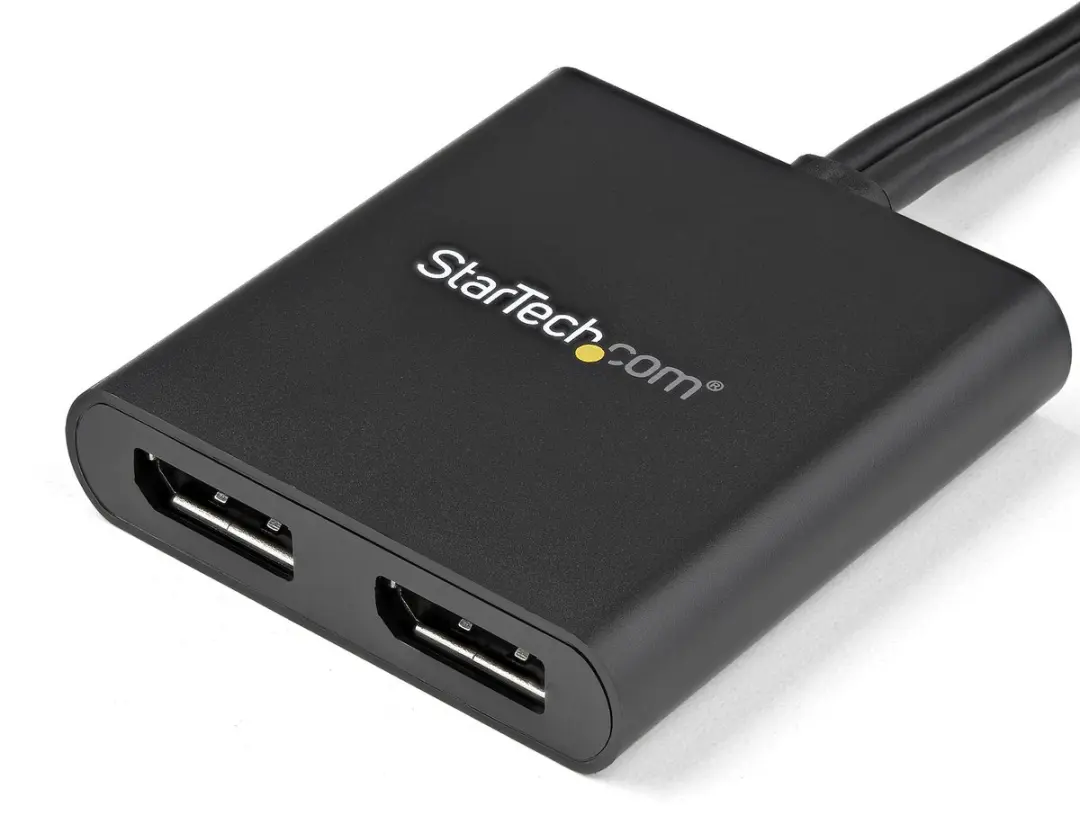 Startech MSTMDP122DP Mini DisplayPort naar DisplayPort Splitter - 2 Poorten - Zwart