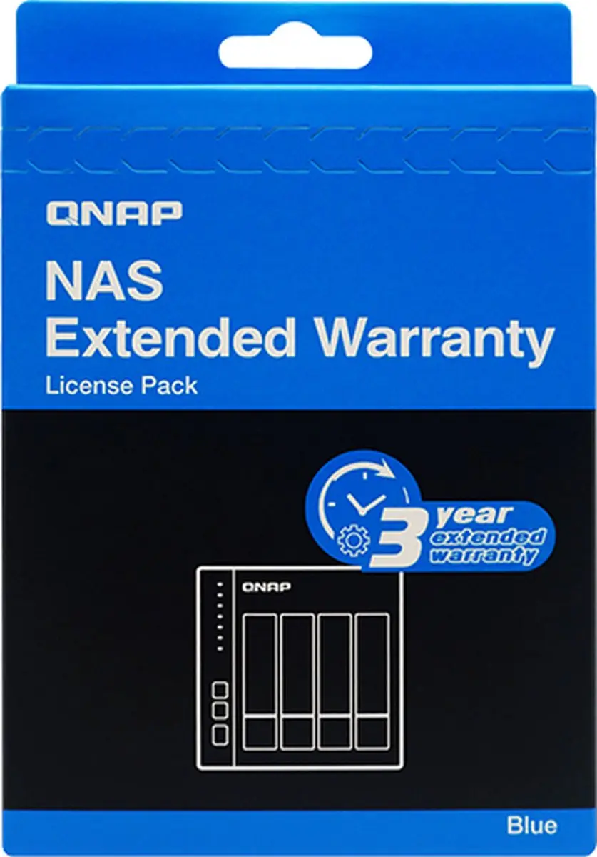 QNAP LIC-NAS-EXTW-BLUE-3Y garantie- en supportuitbreiding 3 jaar