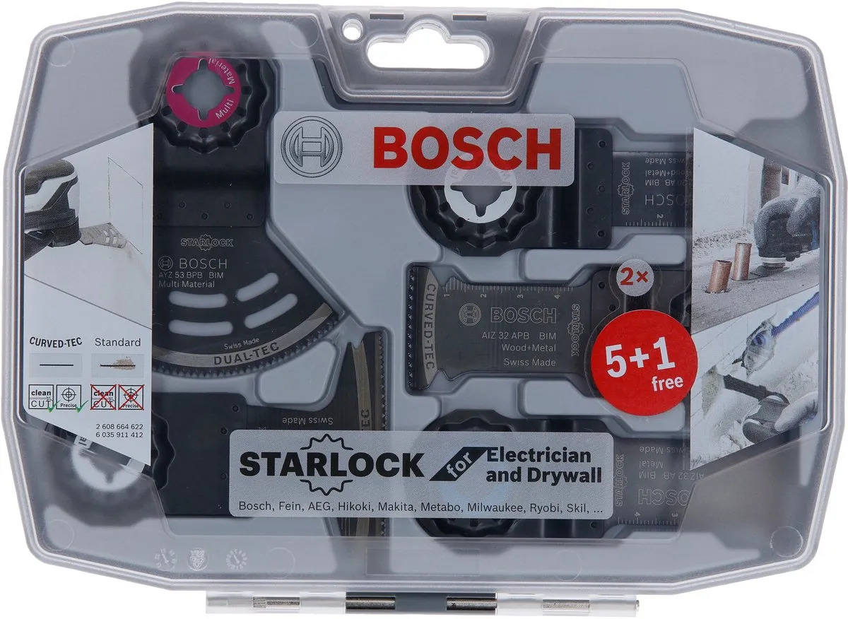 Bosch Starlock Multitool Zaagbladen 6 Stuks - AYZ 53 BPB