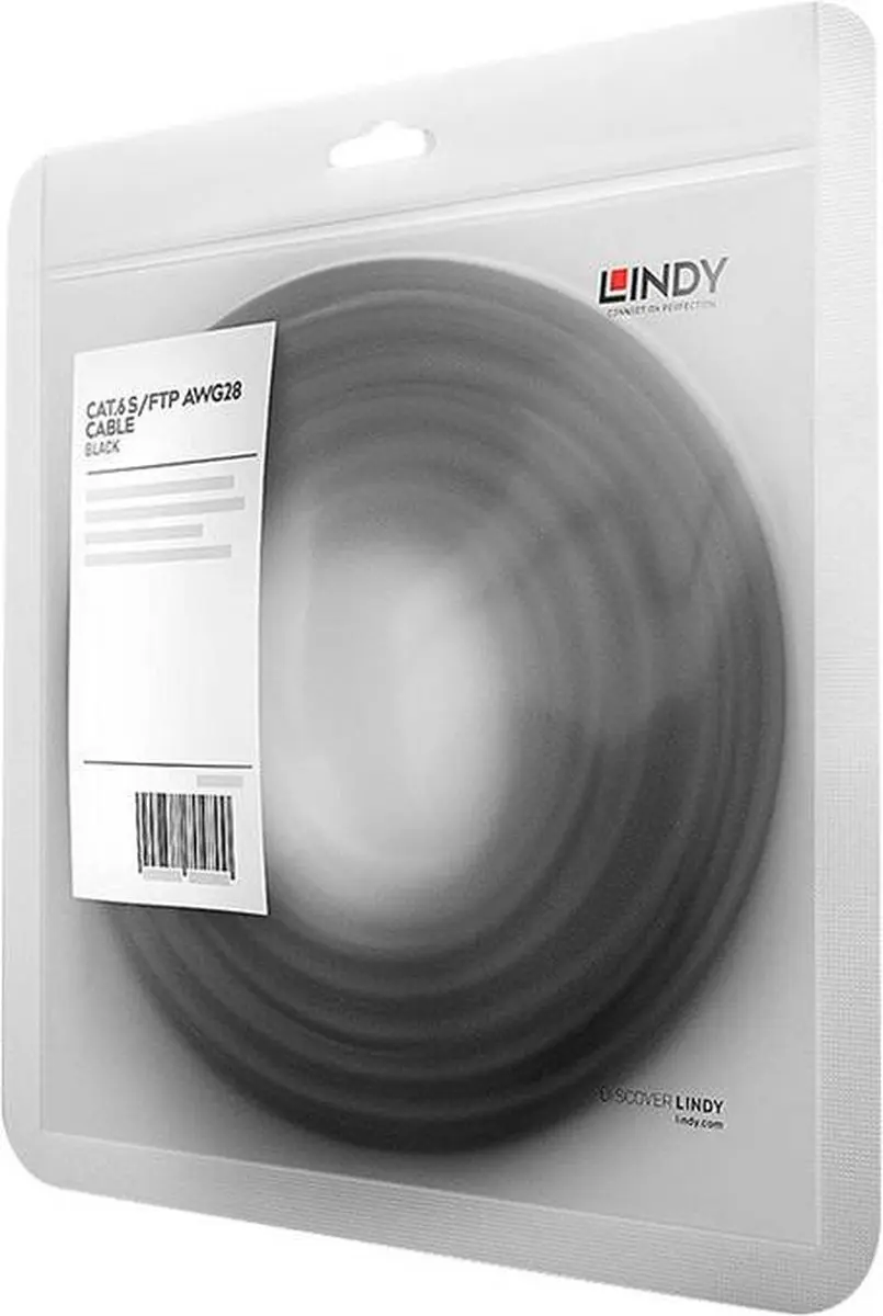 Lindy CAT 6 S/FTP Netwerkkabel 7.5m - Zwart