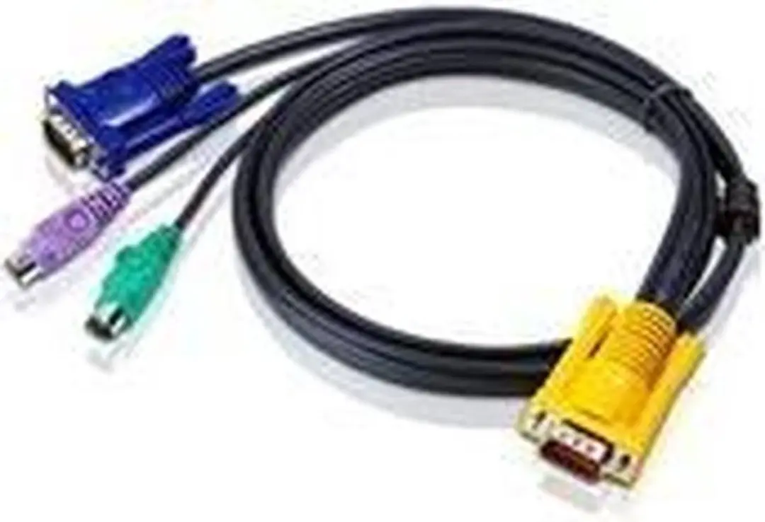Aten AT-2L5202P PS/2 KVM Kabel - Kleurenmix