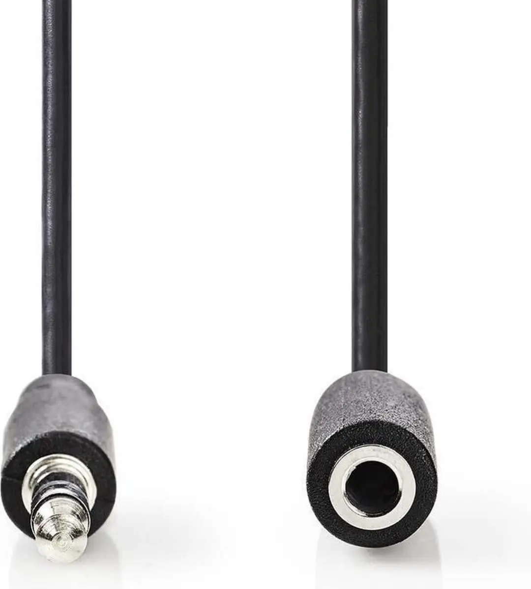Nedis Stereo-Audiokabel 3,5mm M/F - 1m - Zwart