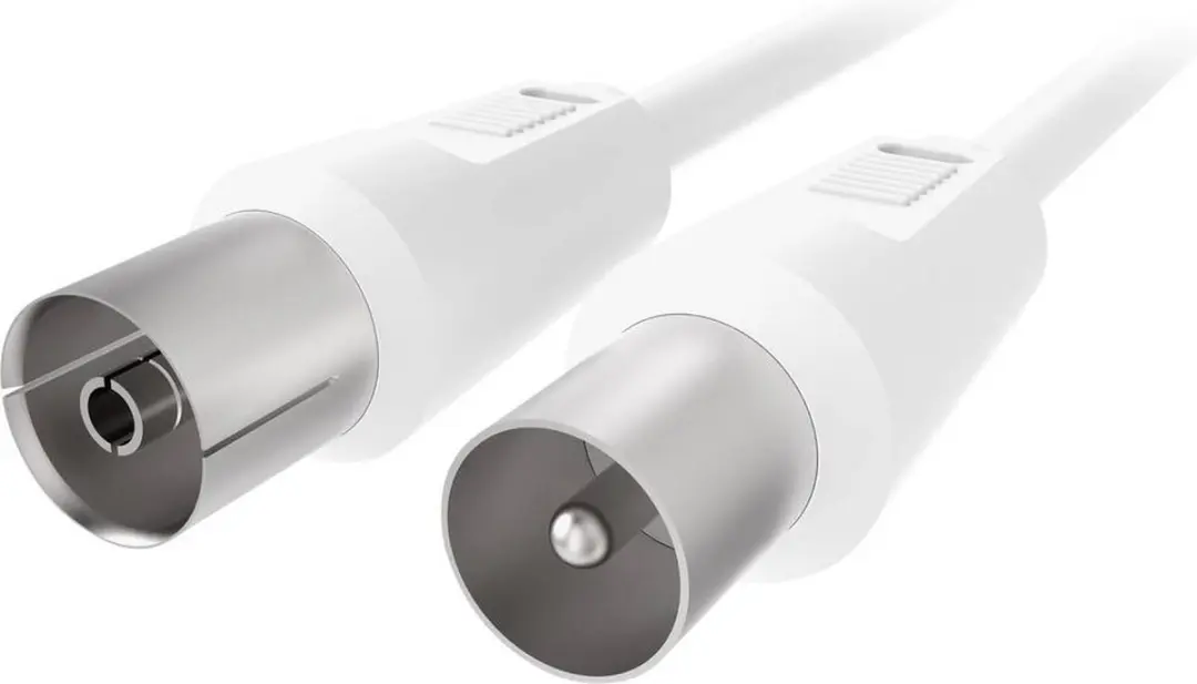 Belkin Satelliet Aansluitkabel 5m 75Ω - Wit - afbeelding 2 van 5