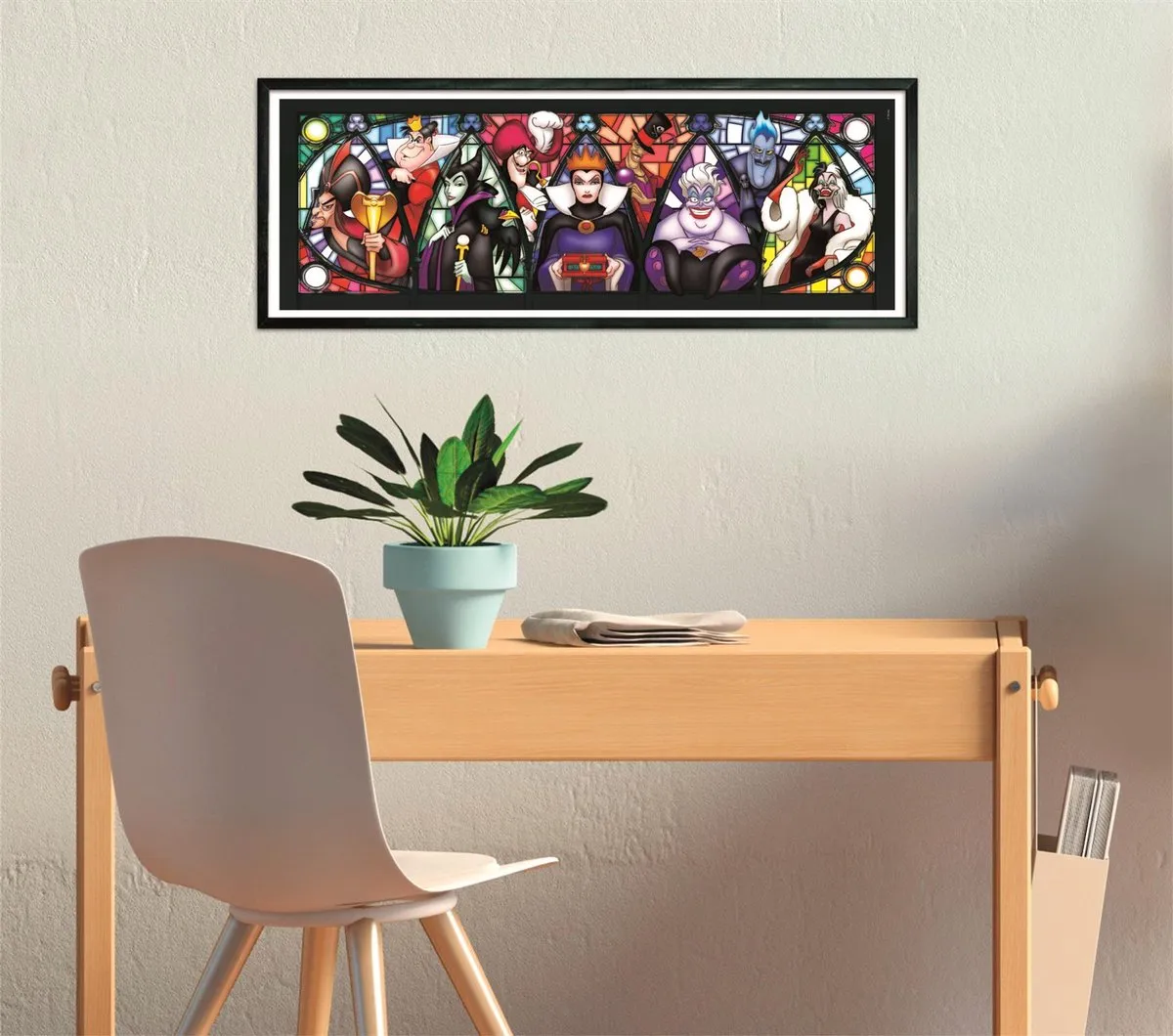 Clementoni Disney Panorama Dorp Puzzel 1000 Stukjes - Multicolor