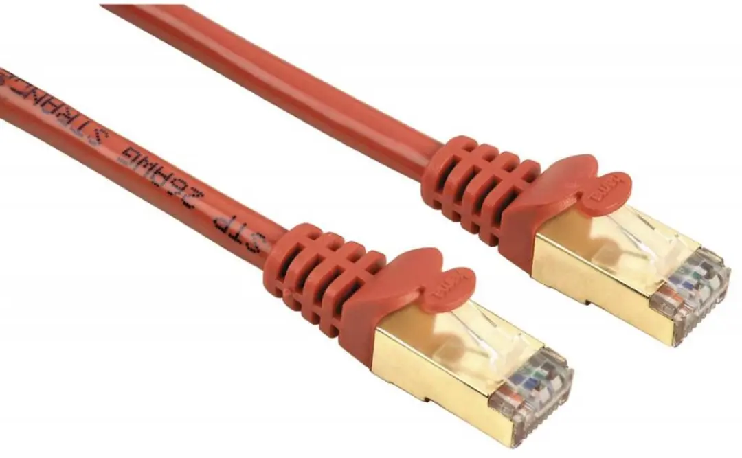 Exxter Cat 5e netwerkkabel STP 3m rood verguld