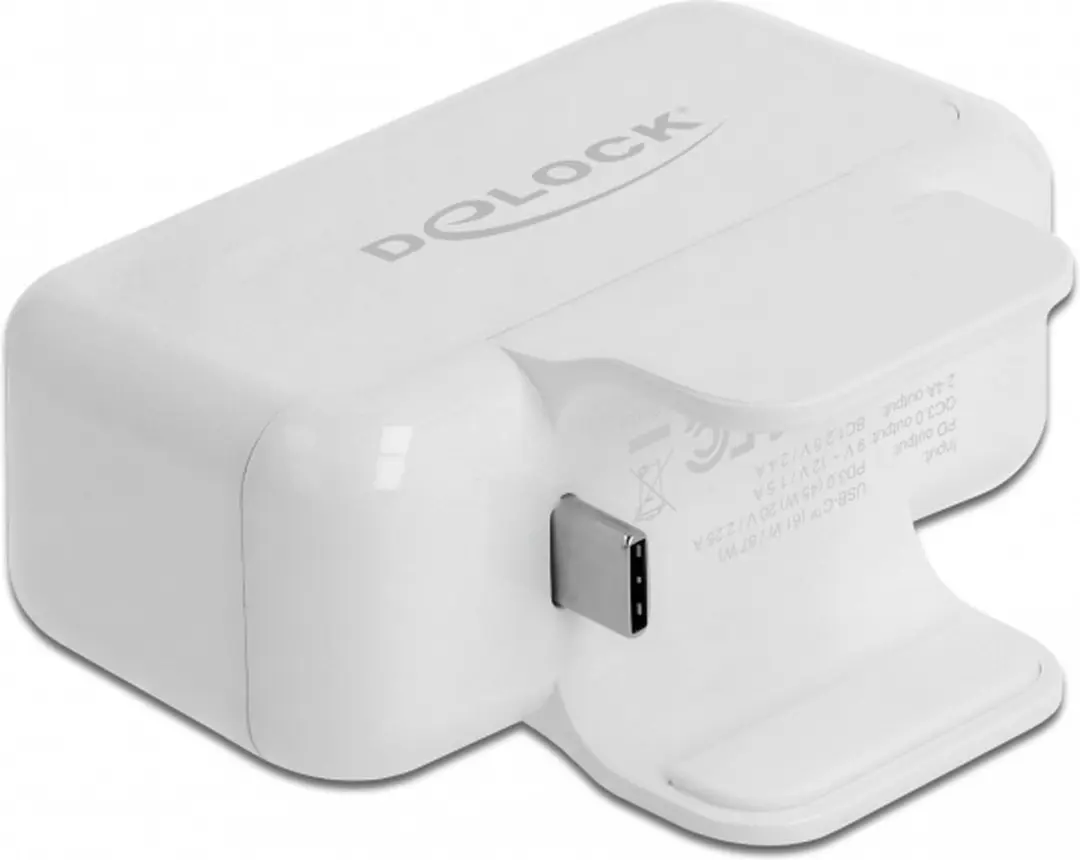 Delock Adapter voor Apple Power Supply PD/QC 3.0 - Wit