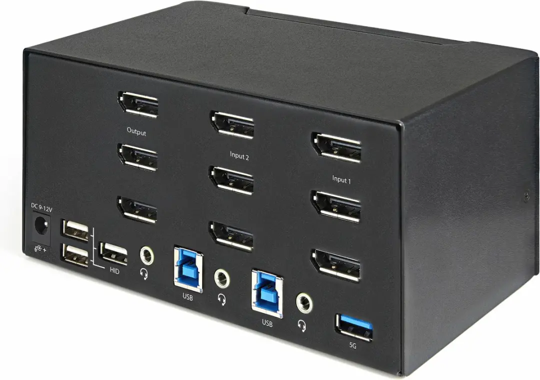 Startech SV231TDPU34K KVM Schakelaar - 2x HDMI 4K 60Hz - USB 3.0/2.0