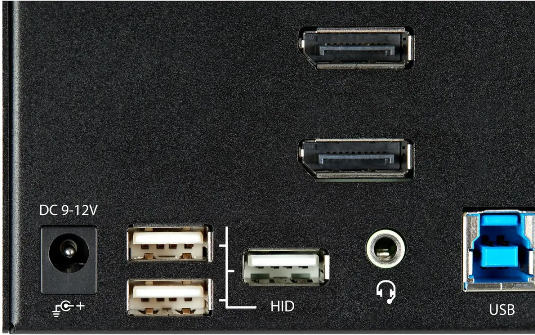 Startech SV231TDPU34K KVM Schakelaar - 2x HDMI 4K 60Hz - USB 3.0/2.0