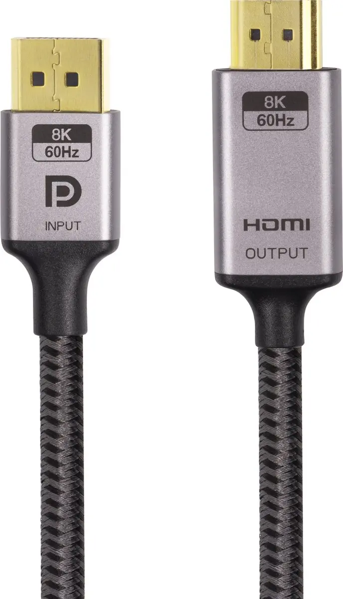 NÖRDIC DPHM-206 DisplayPort naar HDMI Adapter