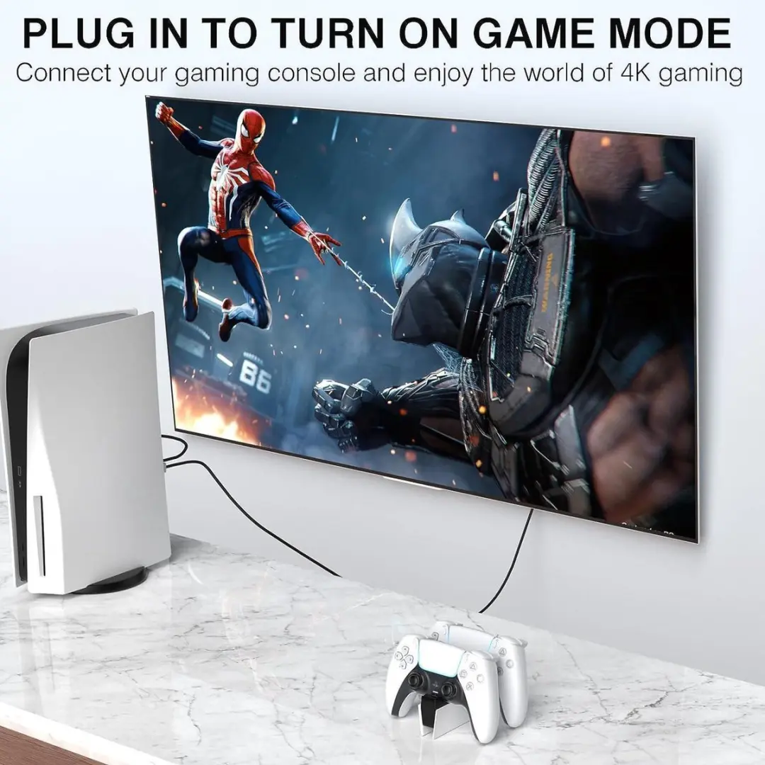 NÖRDIC DPHM-206 DisplayPort naar HDMI Adapter - 8K60Hz - Grijs