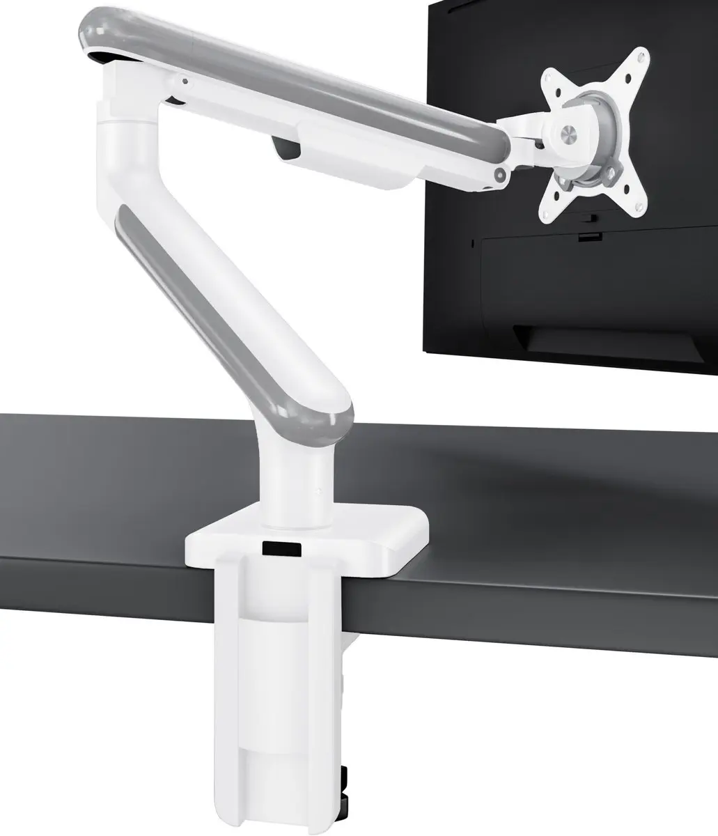 Desktronic Enkel Monitorarm Wit