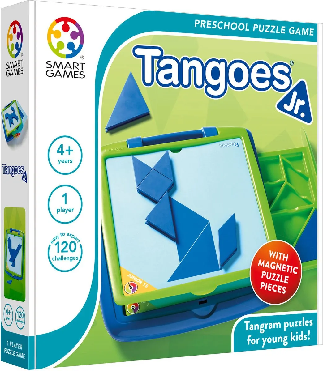 SmartGames Tangoes Jr TG JR T001 Kinderpuzzel - 120 Opdrachten