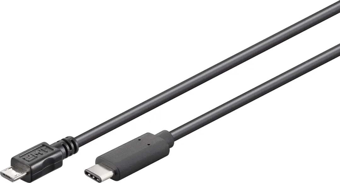 Goobay USB Micro B naar USB-C Kabel 3A