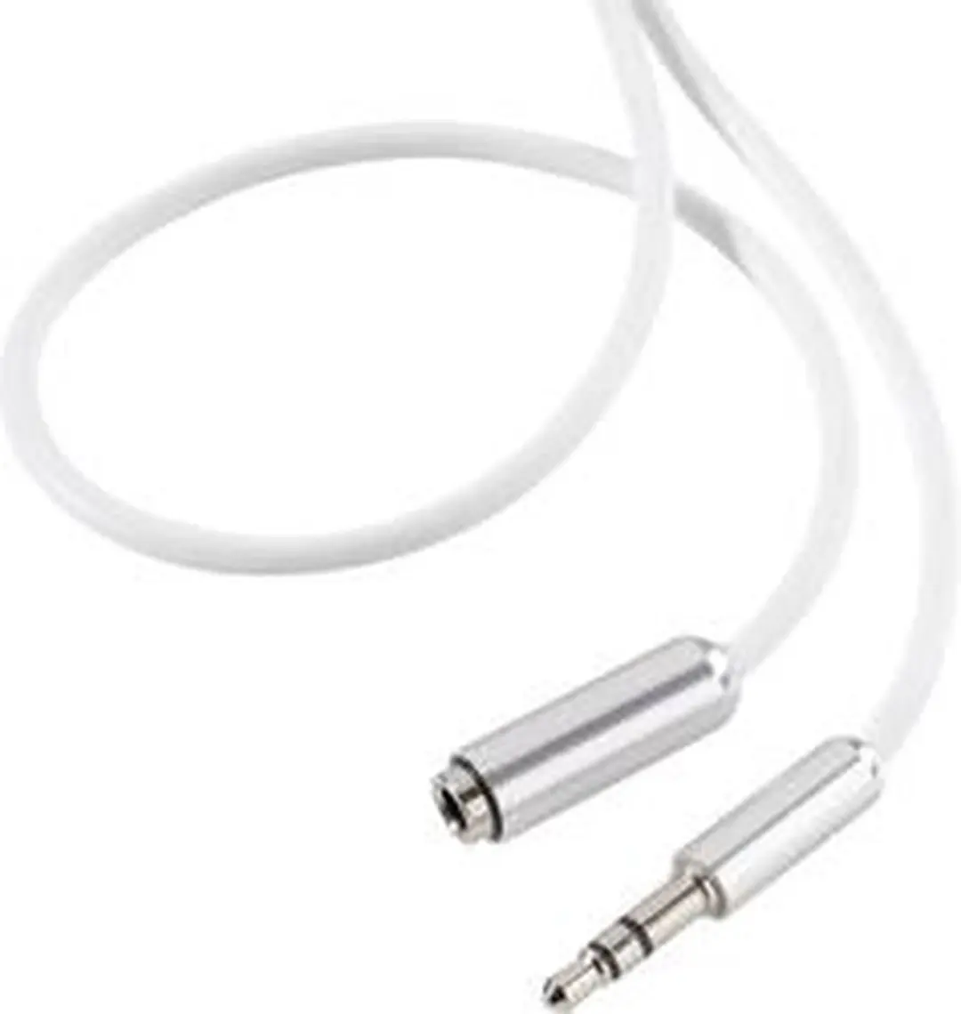 SpeaKa Professional SP-7870520 Jackplug Verlengkabel 1m - Wit - afbeelding 6 van 6