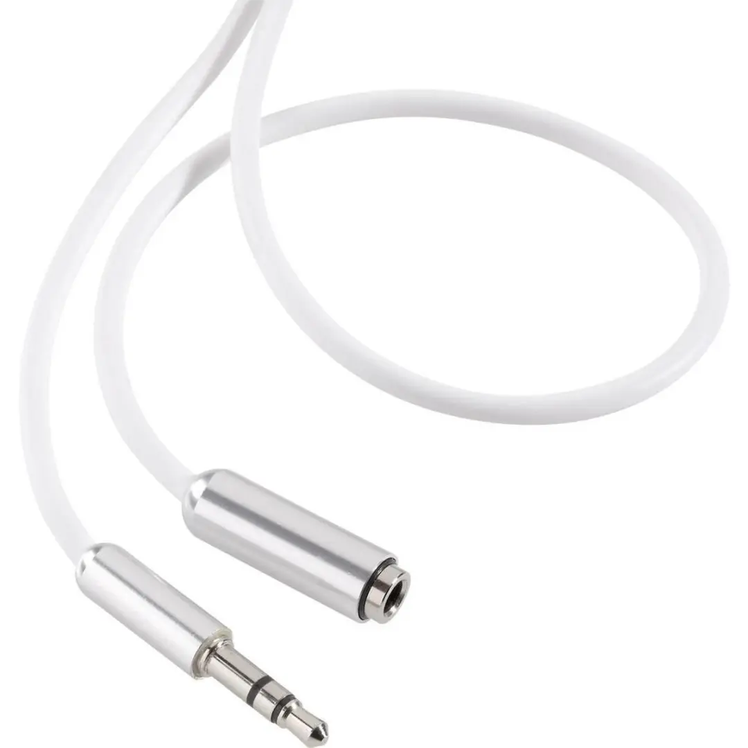 SpeaKa Professional SP-7870520 Jackplug Verlengkabel 1m - Wit