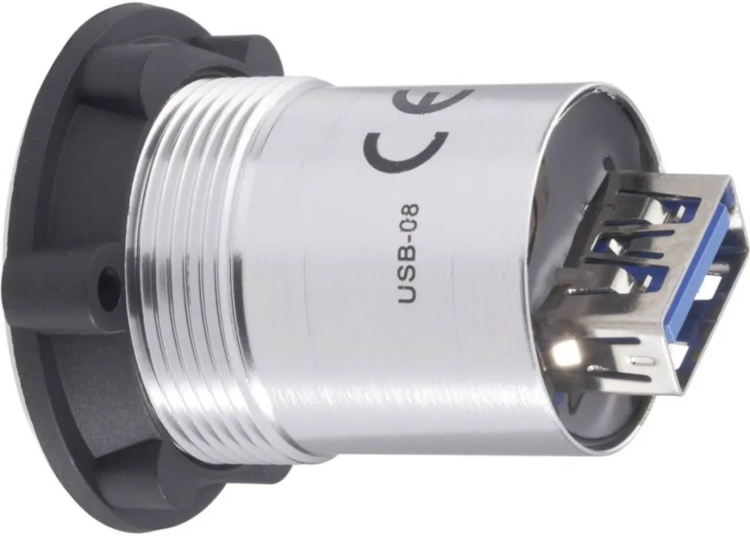 Tru Components USB-08 USB-inbouwbus 3.0 - Zilver