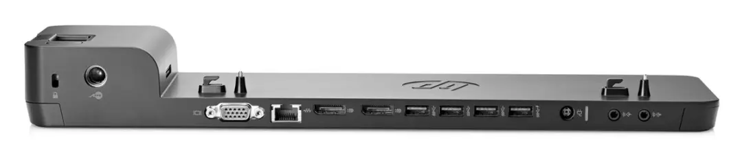 HP UltraSlim Docking Station D9Y32AA#ABB - 2x DisplayPort 1x VGA