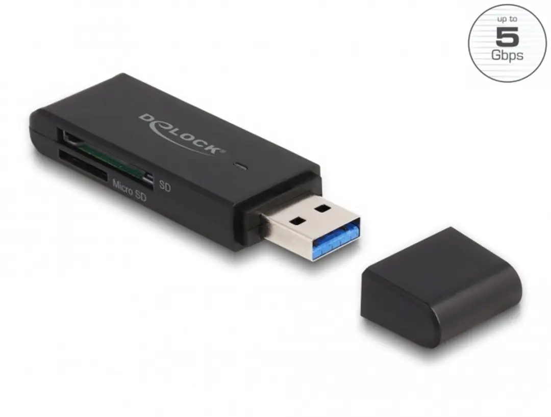 Delock Card Reader USB 5Gbps SD/MicroSD
