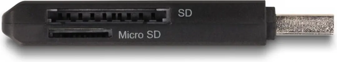 Delock Card Reader USB 5Gbps SD/MicroSD - Zwart