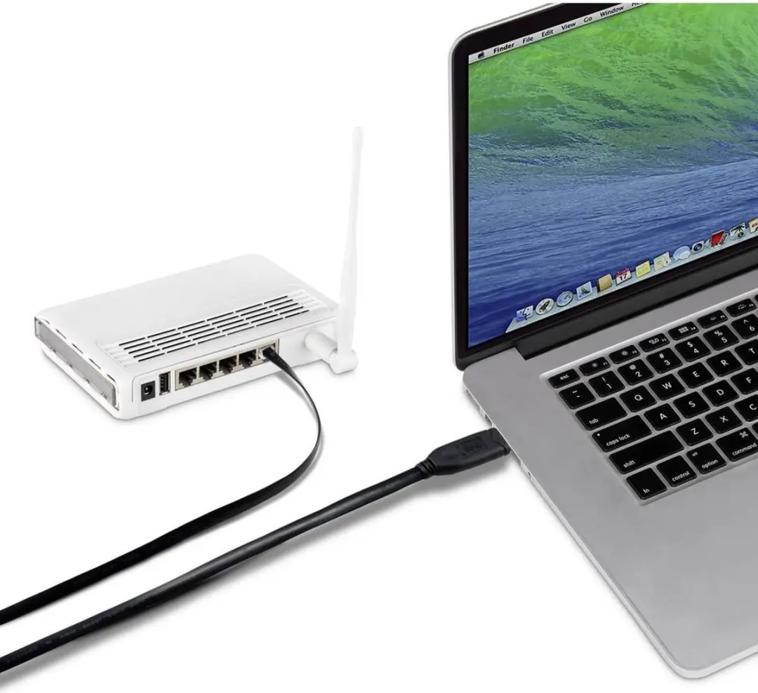 Renkforce USB-C naar RJ45 Adapterkabel 3.00m - Zwart - afbeelding 4 van 4