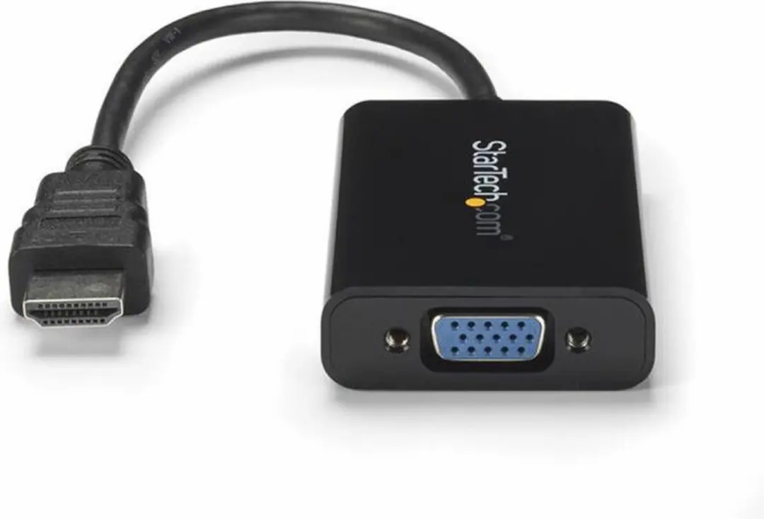 Startech HD2VGAA2 HDMI naar VGA Adapter - Zwart - afbeelding 2 van 6