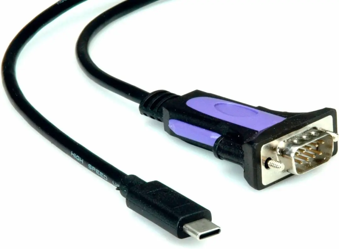 Roline USB-Serieel Converterkabel FTDI 1,8m - Zwart - afbeelding 2 van 2
